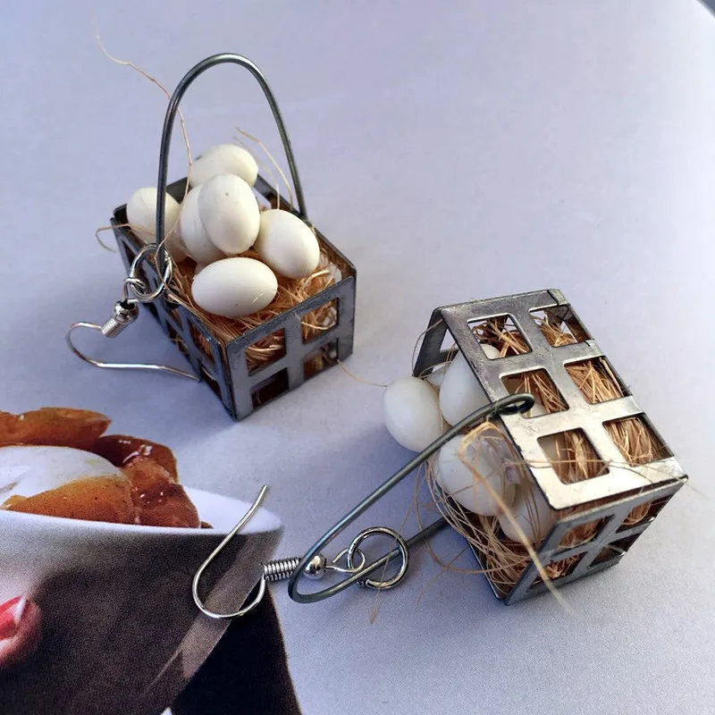 Креативный ручной работы мини-моделирование кухонная посуда Лопата серьги с ложкой личности забавные асимметричные серьги-капли - Окраска металла: 3