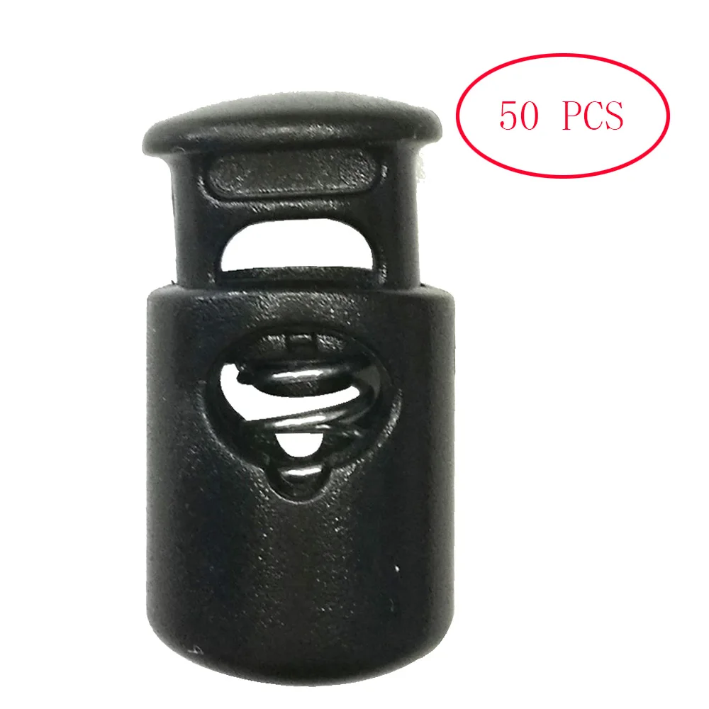 DIY Cord Locks 25PC DIY Spring Fastener Cord Lock Toggle Stopper Buttons Spring Stop Toggle Stoppers