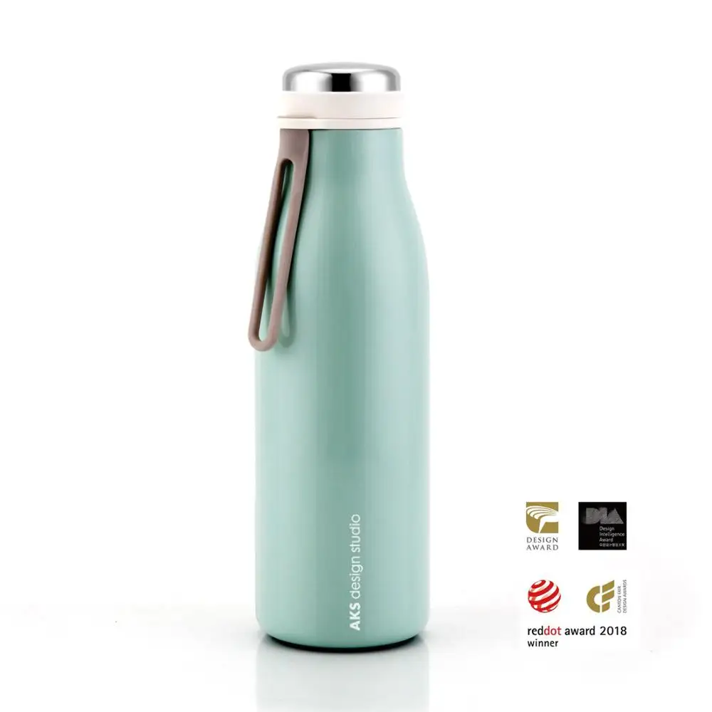 AKS Vacuum Water Bottles Tumbler Insulated Stainless Steel Metal Portable Thermos coffee Flask Thermal School Beker Termokubek