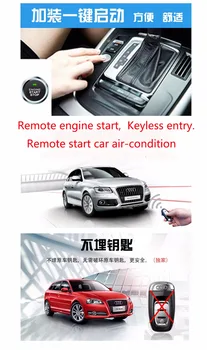 

Mobile Car Starter GPS Tracking+Car Air Conditioner Keyless Entry System No Wire Cut No Key Broken For Audi A6L A4L Q5