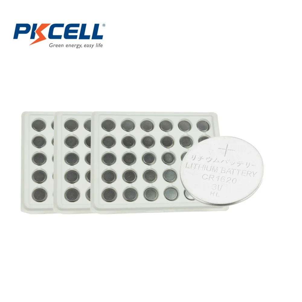 

120Pcs/PKCELL CR 1620 3V Lithium Battery DL1620 ECR1620 R1620 LM1620 Button Cell Batteries