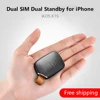 Dual Sim Dual Standby Adapter iKOS K1S No Jailbreak iOS 14Call Text Functions For iPhone5-12/ i Pod Touch 6th/i Pad ► Photo 1/6