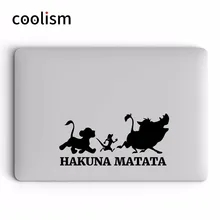 Наклейка для ноутбука Hakuna Matata Quote для Apple MacBook Pro Air retina 11 12 13 15 дюймов для hp Xiaomi Surface Book Виниловая наклейка для кожи