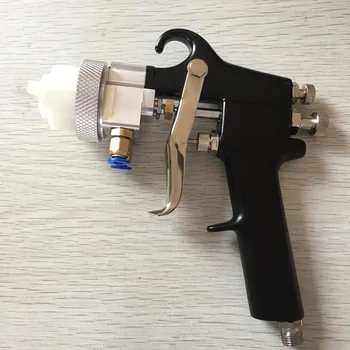 

SAT1182 air spraying spray paint gun pneumatic powder coating pressure spray gun double nozzle silver mirror chrome air paint