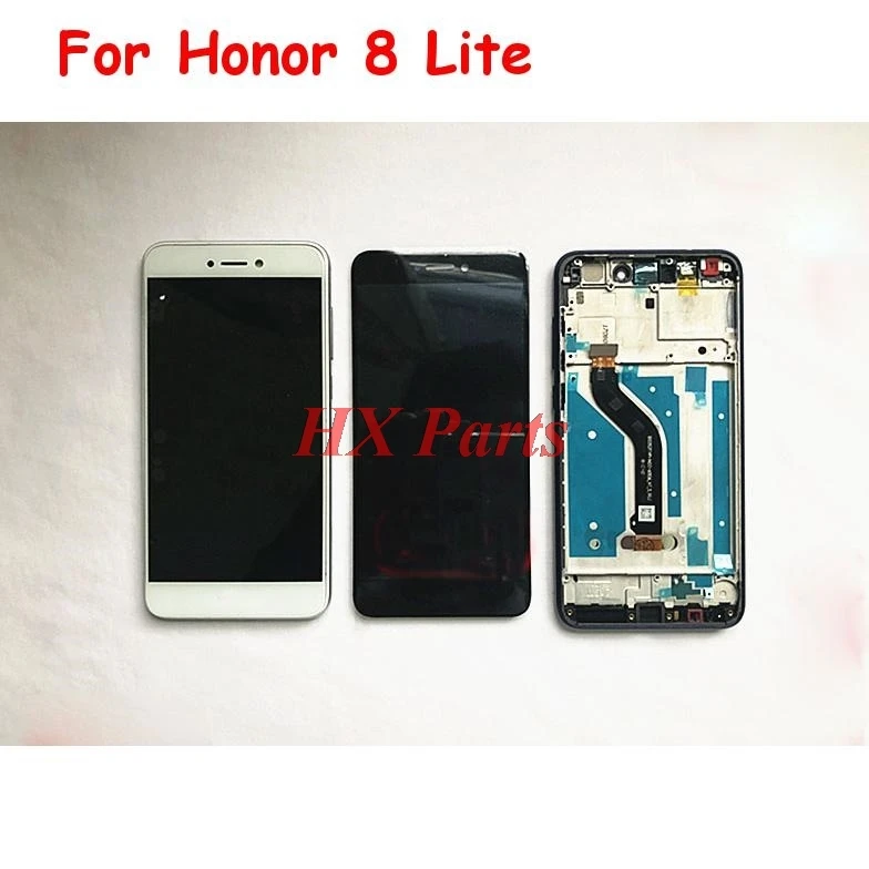 

5x For Huawei Honor 8 Youth Edition Honor 8 lite 5.2'' LCD Display Touch Screen Digitizer Assembly With Frame Bezel Part