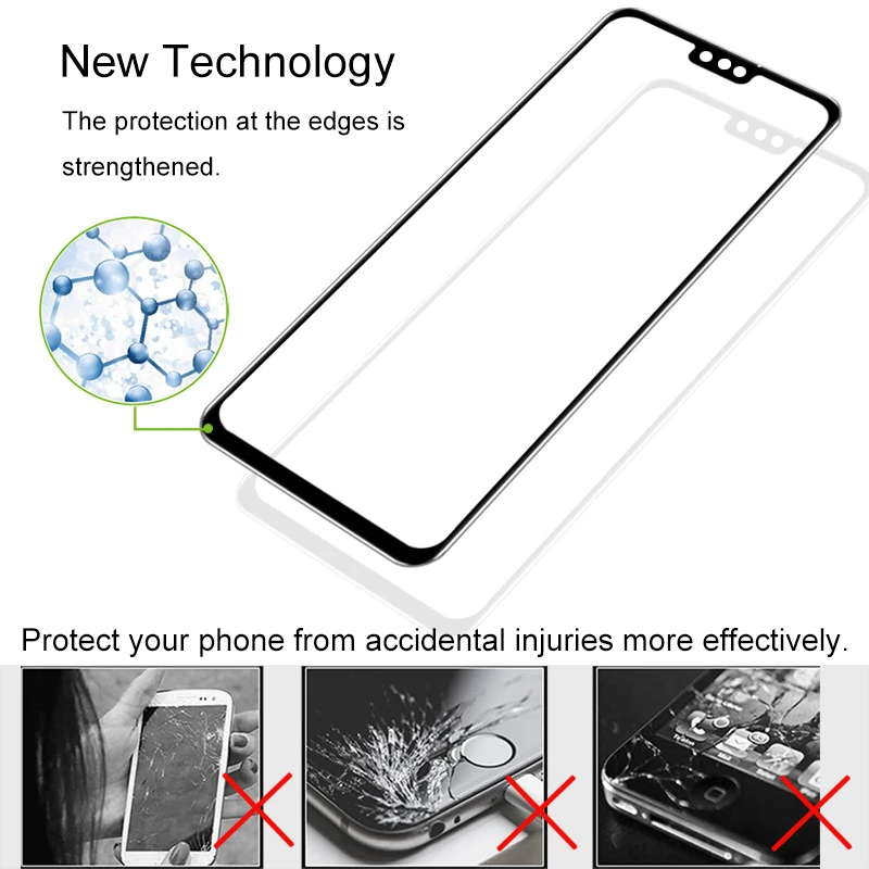 Защитное стекло для Honor 7c 8s 8x 8c 7x 7a Pro пленка защиты экрана закаленное Huawei Honer Armor 7 A C