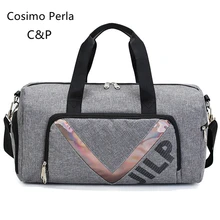 Водонепроницаемый, спортивный спортивная сумка с мокрым карманом путешествия Weekender вещевой мешок обувью отсек для мужчин женщин большой фитнес