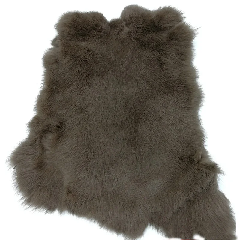 Fur Fabric Multicolor Real Rabbit Fur Sale By Whole Piece Fluffy DIY Home Decor Clothing Accessories