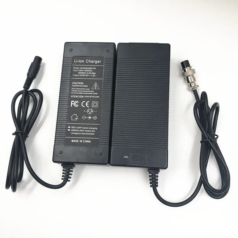 Alimentação para Xiaomi Carregador de Bateria de Alimentação Saída 63 v Carregador de Bateria de 1.5a Ninebot Ninebot Mini Pro Xiaomi Smart Ninebot Scooter Skate Acessórios - Image 2