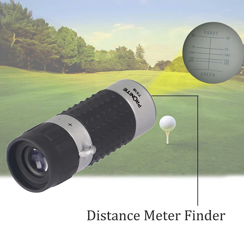 المهنية 7x18 التكبير أحادي جولف Rangefinder HD المحمولة تلسكوبي المنظار مجهر الصيد الرماية جولف السياحة سباقات