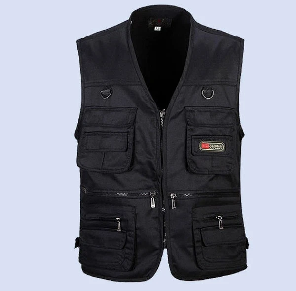 2015 New Arrival Mens Spring Summer Outdoors Vest Tourism Multi Pocket ...