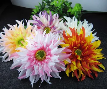 

Free shipping!24pcs/lot 5'' Daisy silk flower hair flower Women's Hair Accessories Hairpins Female Girls hair clip