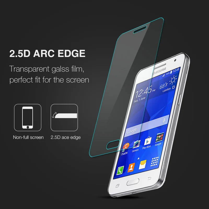 لسامسونج غالاكسي كور 2 مضاد للخدش الزجاج المقسى طبقة رقيقة واقية واقي للشاشة على Core2 G355h sm-g355h Sm-G355HN