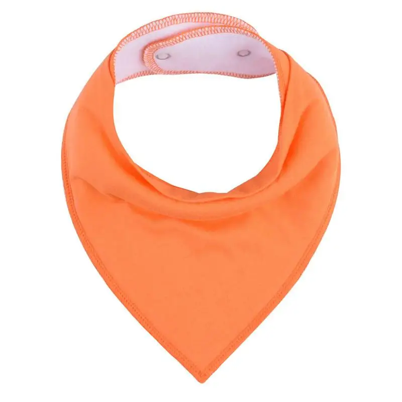 Хлопок детские нагрудники полотенце для кормления грудью новорожденный слюнявчик детское полотенце треугольник Детские принадлежности для кормления - Цвет: Оранжевый