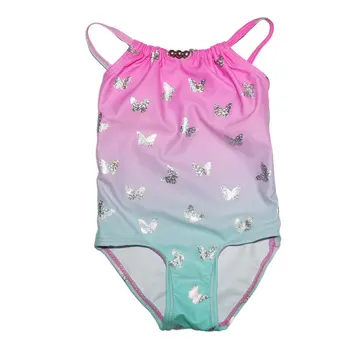 

2020 Summer Children's Girls Swimwear Cute Bikini Swimsuit For Girls Kids Bathing Suit Girls Cartoon Butterfly Biquini Infantil