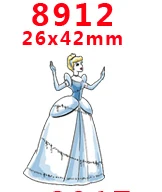 8912 30 шт мультфильм персонаж плоское украшение из смолы PR 8878 - Цвет: 8912