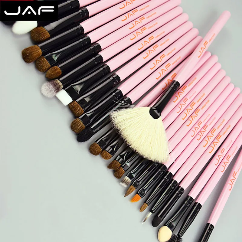 

32 PCS Pink Makeup Brush Set Wool in Gift-Box Packing Face Eyes Eyeshadow Birthday Gift HS11
