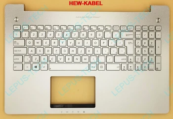 

SK Slovakia 90NB00K1-R31SK0 CZ UK backlight Keyboard for ASUS Q550 palmrest G550 top case N550 N550JV N550JK