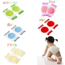 Модные новые детские наколенники для ползания, защитные противоскользящие наколенники для ходьбы, защита углов