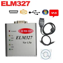 Лучшее качество ELM327 металлический алюминиевый OBD2 автоматический диагностический инструмент ELM 327 USB металлический интерфейс считыватель кодов сканер V1.5/V1.5a