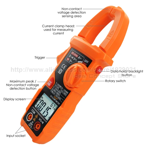 5-Ideal-Concept-cable-tester-CLM-221-parts