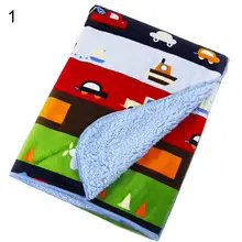 Модные милые детские аксессуары с героями мультфильмов двухслойный мягкий, для новорожденного ребенка хлопчатобумажное одеяльце пеленать обертывание покрывало на кровать