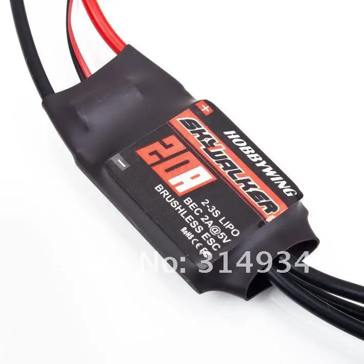 5PCS Hobbywing Skywalker 20A Electronic Brushless Motor Speed