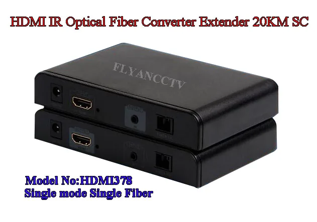 HDMI Fiber Optic Converter with IR HDMI Extender Video and Audio Transmission through Fiber Optic single mode single fiber SC