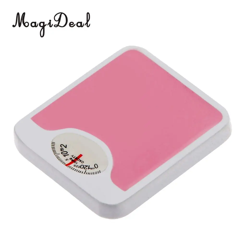 MagiDeal Top Sale 1Pc 1/12 Scale Dolls House Miniature Metal Weight Scales for Bedroom Decor Children Toy 2 Colors 230x260mm