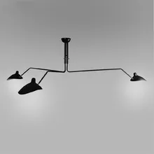 220 см Serge Mouille Duckbilled подвесной светильник, белый, черный, потолочный светильник, 175 см, одна, две руки, настенная лампа, черный, настольная лампа