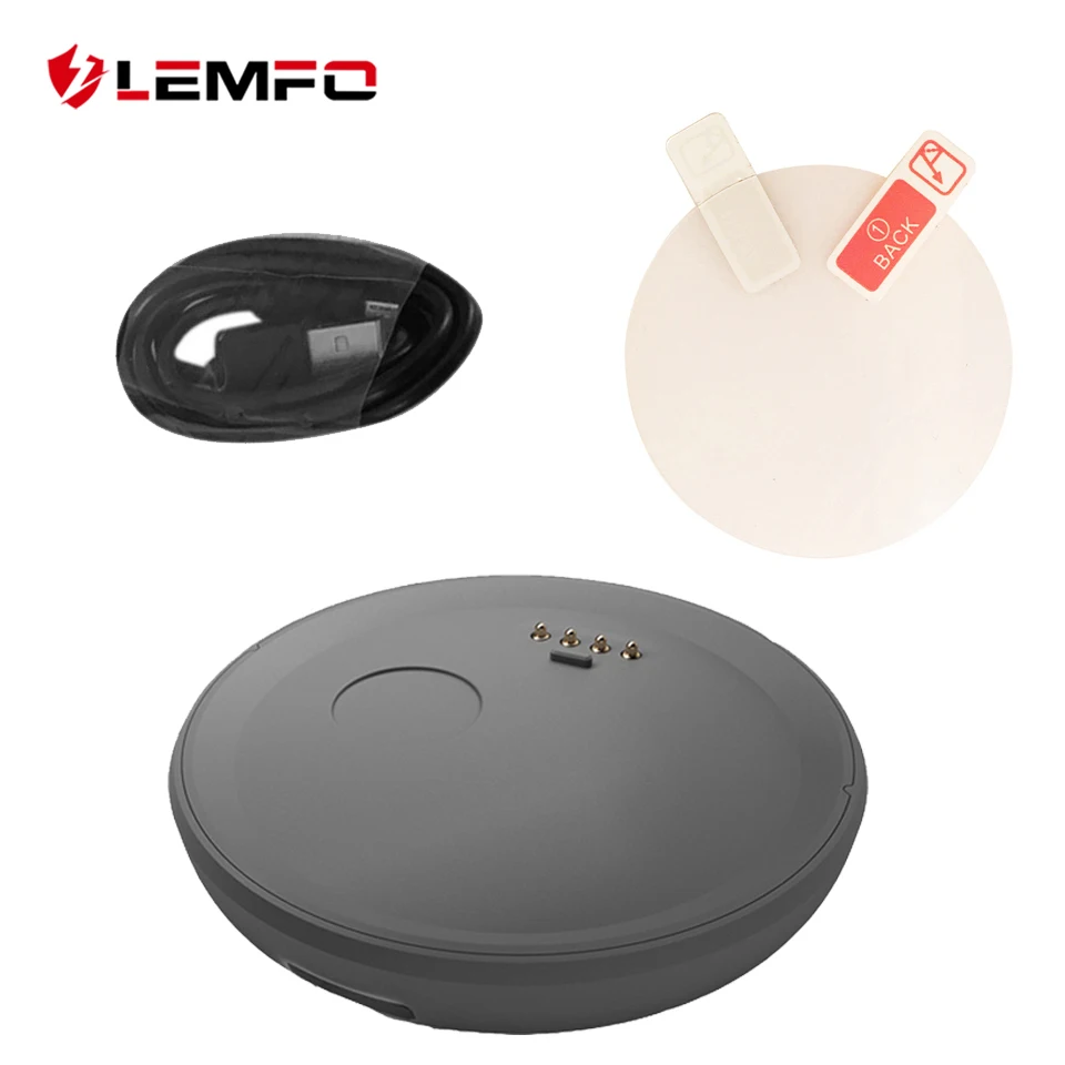 

LEMFO Smart Watch Accessories Charging Base Screen Protector Charging Cable for LEM7