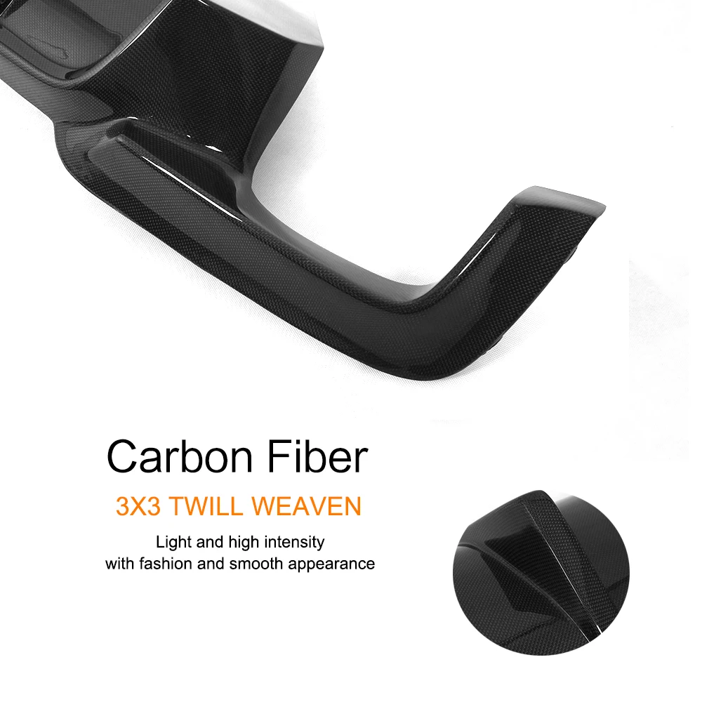 Углеродное волокно/FRP автомобильный диффузор, губа на задний бампер спойлер для BMW F10 M Sport Sedan 2012- 528i 530i 535i 550i
