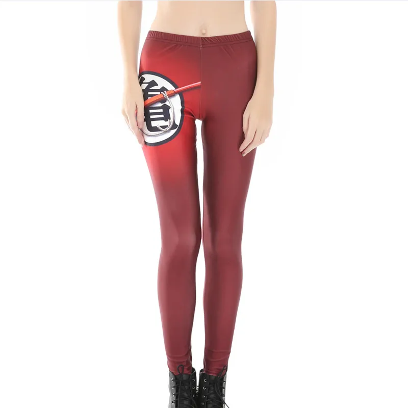 

new 3D print Dragon Ball Harajuku punk adventure time workout push up spandex plus size fitness leggings women pants size S-4XL