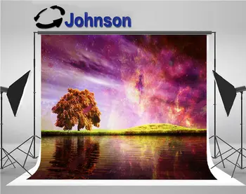 

aurora borealis Landscape Magic Night photo backdrop Vinyl cloth High quality Computer print scenic backgrounds