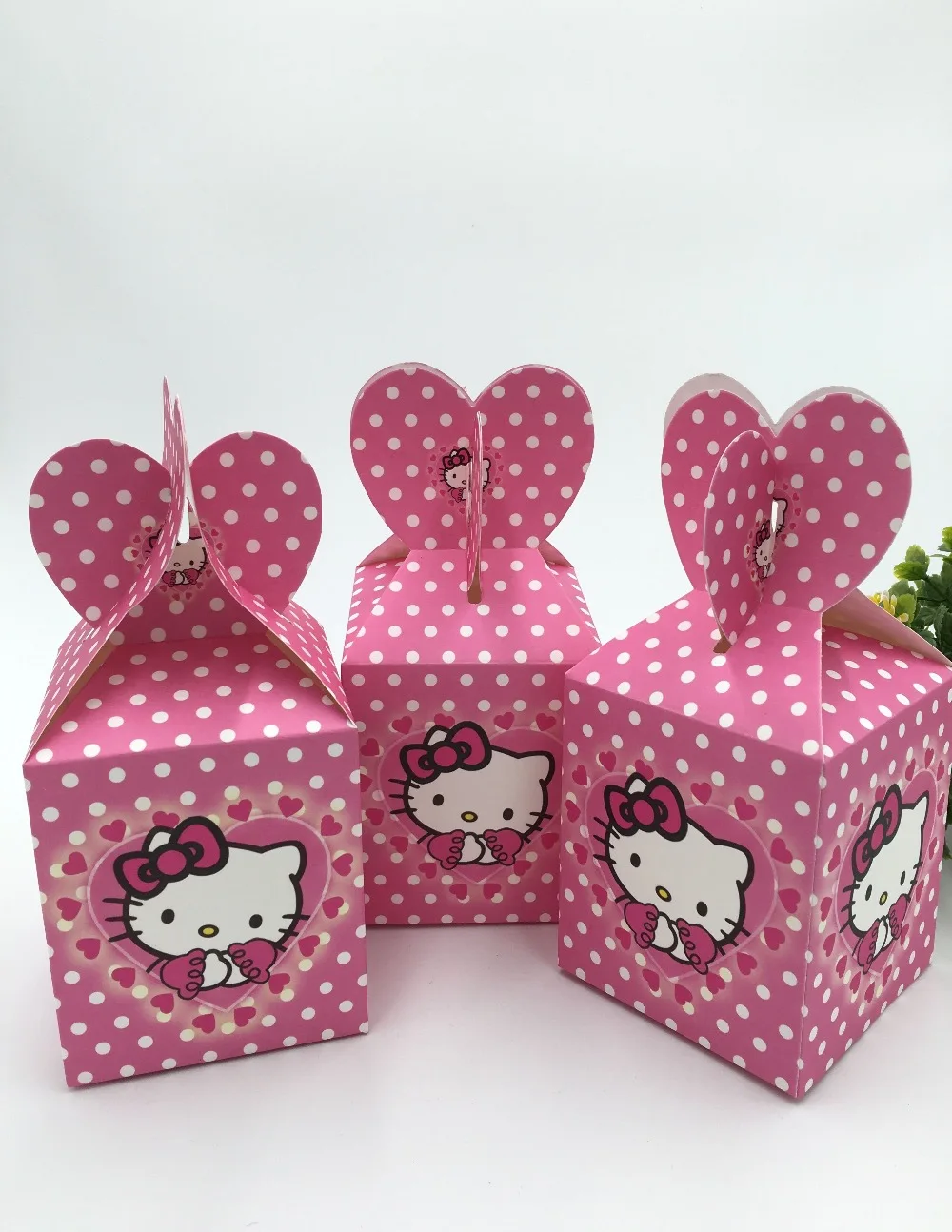6 шт./лот подарочные коробки KITTY MOLUSE с мышкой для детей вечерние KT|kids favors|supply casekids