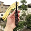 Outdoor Powerful High Quality Steel Slingshot With rubber bands Catapult Outdoor Hunting Slingshot Accessories 3