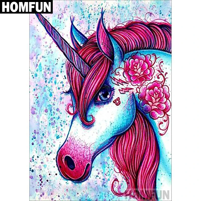 Алмазная живопись HOMFUN A06014 сделай сам полноразмерная/круглая вышивка крестиком
