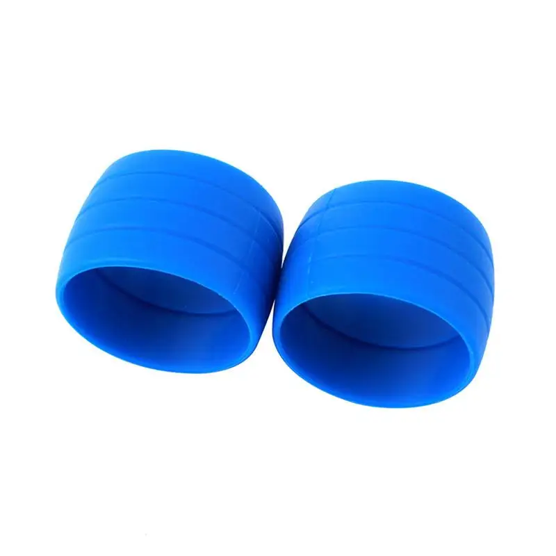 1 пара велосипедных силиконовых заглушек резиновые противоскользящие Заглушки для шоссейных велосипедов для ленты - Цвет: Blue