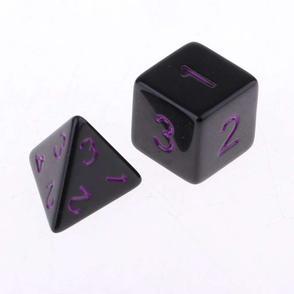Wholesale 20 Pieces Acrylic Polyhedral Dice Set Table Board Game Party Game Accessory Colors for D&D DnD RPG Pub Drinking