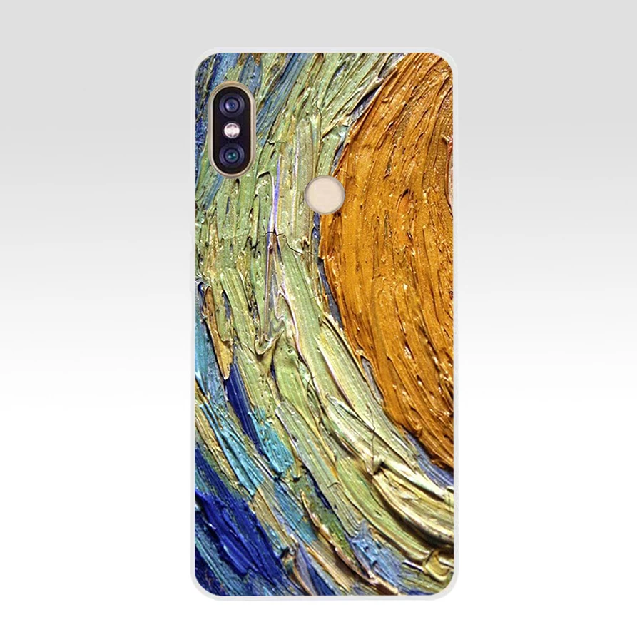 130 Vincent Van Gogh звездное небо картина маслом Мягкий Силиконовый ТПУ чехол для