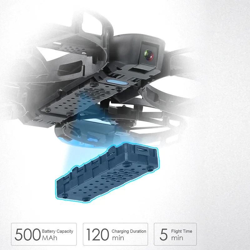 JJRC H45 Wi Fi FPV Квадрокоптер Радиоуправляемый Дрон с камерой 720P складной приложение