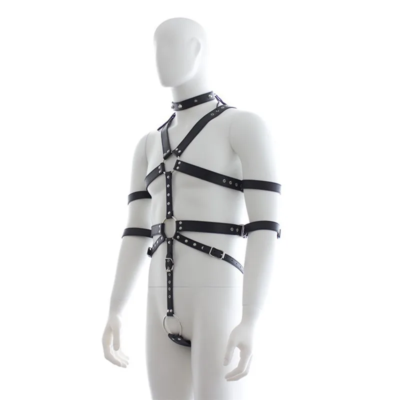 Sexy-Lingerie-Adult-Products-Adjustable-Harness-Men-Body-Fetish-Bondage-Restraint-Faux-Leather-Slave-Erotic-Toys (2)