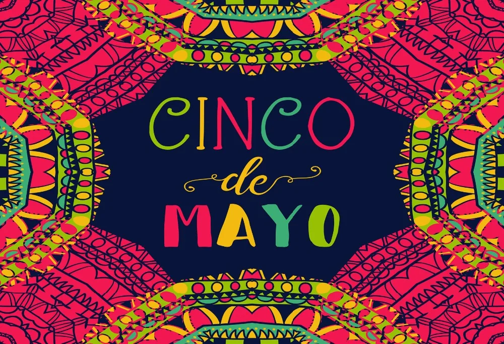 Kate 7x5ft Cinco Mayo фоны для фотостудии детский душ кактус красный желтый художественный детский Фотофон настенный фон