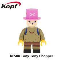 50 шт. цельные кирпичи Vinsmoke Sanji Usopp Tony Chpper Action Franky Luffy строительный конструктор для детей подарок DIY игрушка KF508