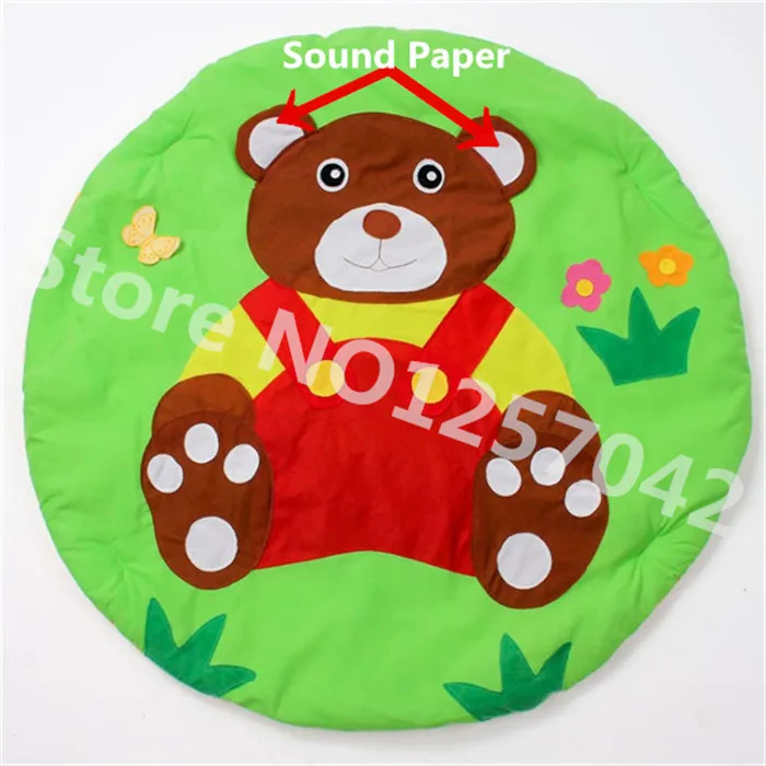 Детский игровой коврик, детский коврик, напольный коврик для мальчиков, ковер для девочек, игровой коврик, коврик для детской активности, развивающие игрушки, хобби - Цвет: Bear Only Mat