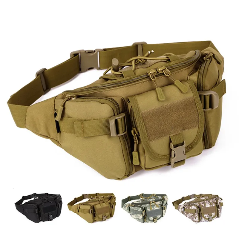 Dell'esercito Pesca 2018 Marsupi Escursioni Acu Sacchetto Della wolf Molle Pacchetto Digital Vita Impermeabile Sport Fanny desert Cintura Caccia Tattico Di Del Digital Brown black Campeggio PxaqrCP