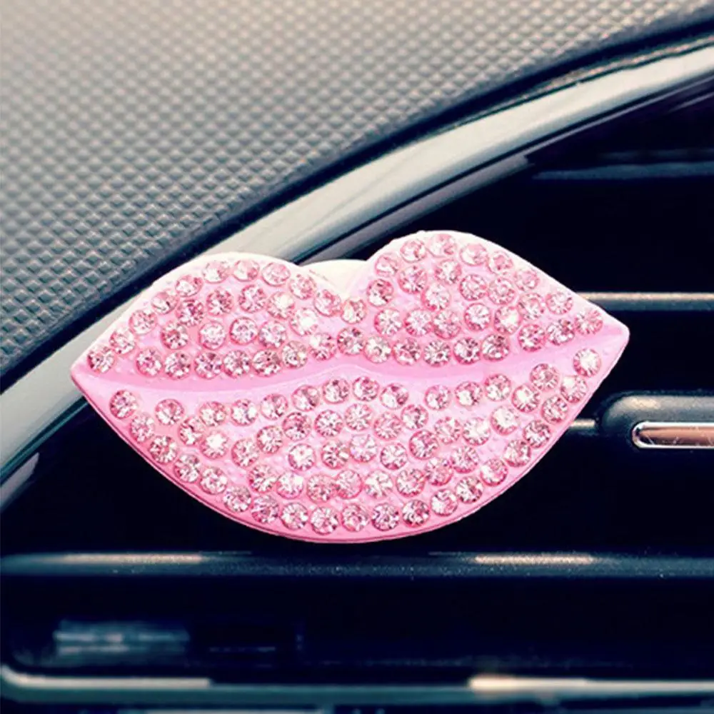 HOT Sexy Lips Mouth Perfume Freshener Car Air Conditioner Outlet