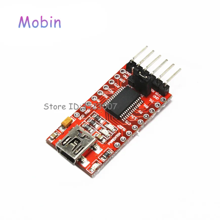 Последовательный адаптер 15 шт./лот FT232RL FT232 FTDI USB 3 В 5 в TTL мини-порт лучшее качество