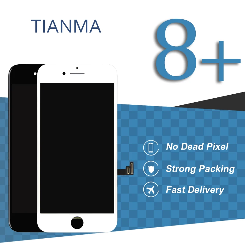 5pcs Tianma Quality For iPhone 8 Plus Display Touch Screen Assembly Mobile font b Phone b