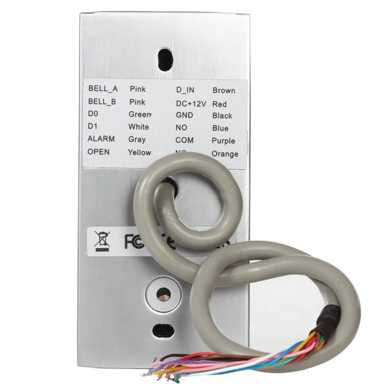 Id Waterproof Ip68 Metal Case Stand-Alone Access Control Keypad With Wiegand 26 Bit Interface For 125Khz Rfid Card            #8